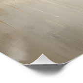 Wabisabi esthetisch Abstract landschap Perfect Poster (Hoek)