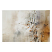 Wabisabi esthetisch bamboe perfect poster (Voorkant)
