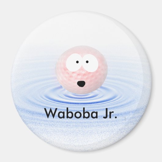 Waboba waterbal magneet (Voorkant)