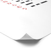 Wabun Code Chart Poster (Hoek)