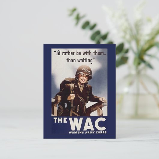 WAC BRIEFKAART (Staand voorkant)