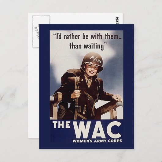 WAC BRIEFKAART (Voorkant / Achterkant)