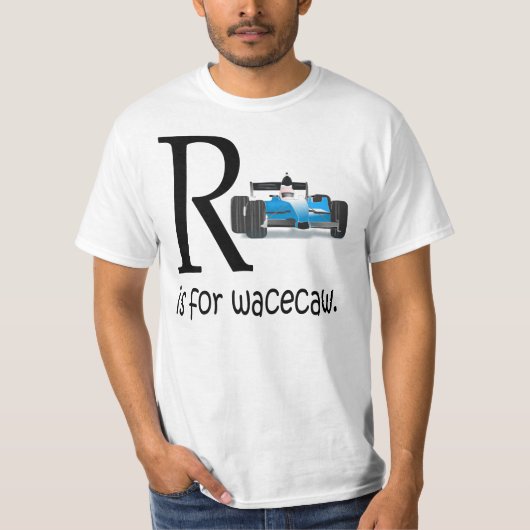 Wacecaw! - grappig alfabet t-shirt (Voorkant)