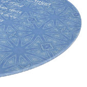 Wachangelgebed Blauw Snijplank (Hoek)
