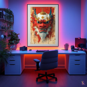 Wachdrakenmasker – Tibetaanse en Chinese rituelen Poster