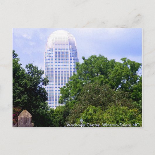 Wachovia Center, Winston-Salem NC Briefkaart (Voorkant)