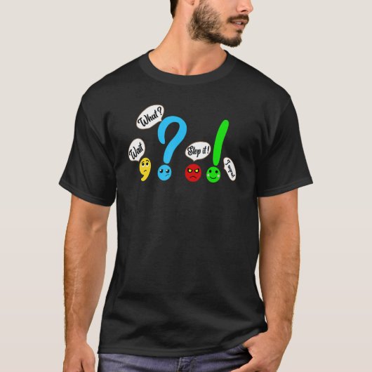 Wacht af wat er stopt. Ik ga akkoord met Synonym R T-shirt (Voorkant)