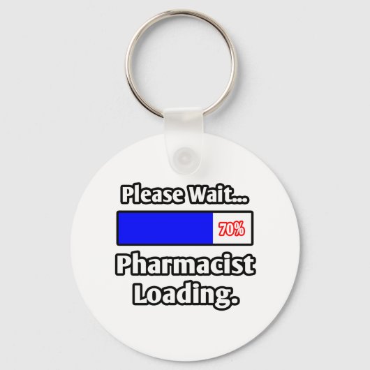 Wacht alsjeblieft...apothekerslading sleutelhanger (Voorkant)
