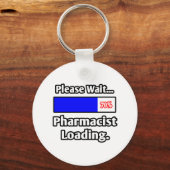 Wacht alsjeblieft...apothekerslading sleutelhanger (Voorkant)