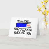 Wacht alsjeblieft... Librarian Loading Kaart (Gele Bloem)