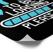 Wacht alsjeblieft op de Baby Zwangerschap. Poster (Hoek)