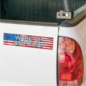 WACHT AMERIKA-Bumpersticker OP Bumpersticker (Op Truck)