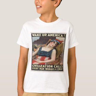 WACHT AMERIKA OP T-SHIRT