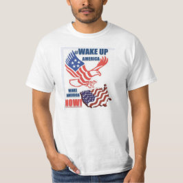 WACHT AMERIKA OP - WAKE AMERIKA NU T-shirts