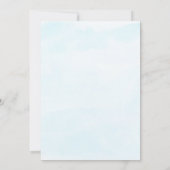 Wacht bijna op Baby shower uitnodiging (Achterkant)