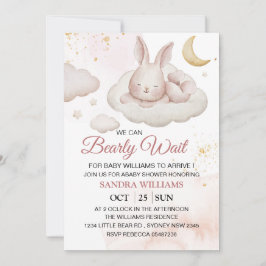 Wacht bijna op Baby shower uitnodiging