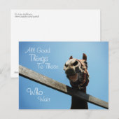 Wacht - Briefkaart aanmoedigen (Voorkant / Achterkant)