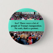 Wacht, dat is een protest. ronde button 5,7 cm (Voorkant)