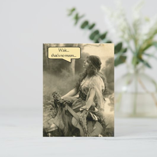 "Wacht...dat is geen maan", is het vierde met jou Briefkaart (Staand voorkant)