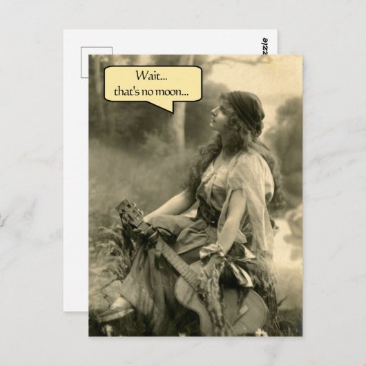 "Wacht...dat is geen maan", is het vierde met jou Briefkaart (Voorkant / Achterkant)