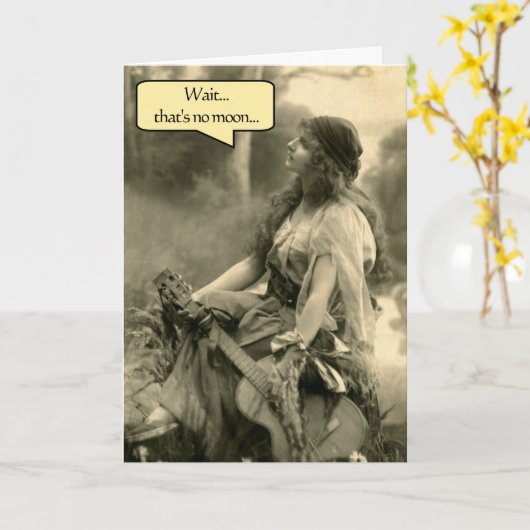 "Wacht...dat is geen maan", is het vierde met jou Kaart (Gele Bloem)