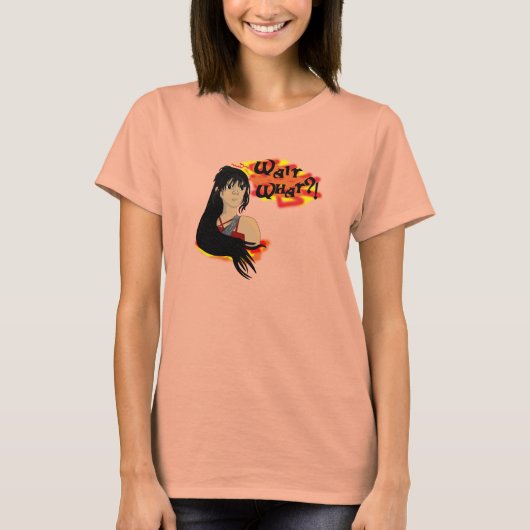 Wacht eens. t-shirt (Voorkant)