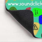 WACHT EN ZIE gitaarplukkermousepad Muismat (Hoek)
