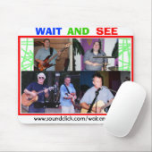 WACHT EN ZIE Mousepad Muismat (Met muis)