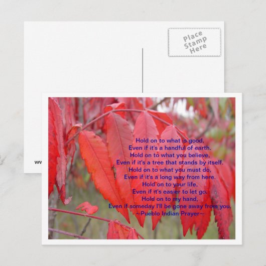 Wacht even briefkaart (Voorkant / Achterkant)