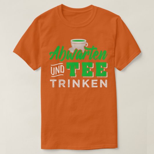 Wacht even en zie 1 t-shirt (Design voorkant)