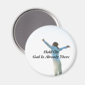 Wacht even, God heeft al magneten (Voorkant / Achterkant)
