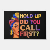 Wacht even, heb je de eerste deurmat gebeld, cool  (Voorkant)