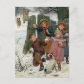 Wacht even, hier komt hij | Arthur John Elsley Briefkaart (Voorkant)