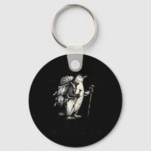 Wacht even, ik heb kleine benen Pinguïn Wandelen F Sleutelhanger