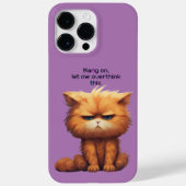 Wacht even, laat me deze kat overdenken Case-Mate iPhone case (Achterkant)