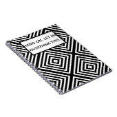 Wacht even. Laat me dit overdenken. Citaat. Notiti Notitieboek (Rechterzijde)