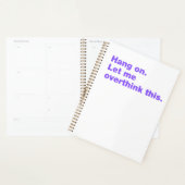 Wacht even. Laat me dit overdenken Planner (Display)