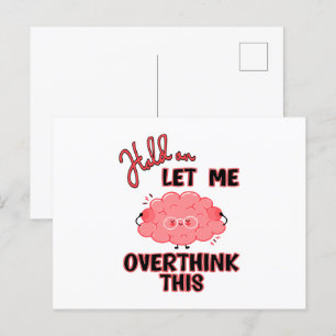 Wacht Even Laat Me Hier Nog Even Over Nadenken Briefkaart