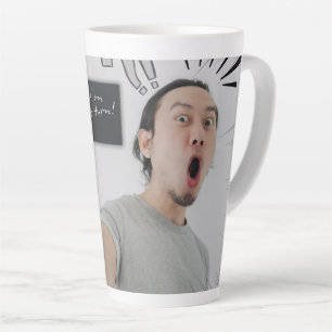 Wacht Even, Nu Is Het Mijn Beurt! – Strip Uitdrukk Latte Mok