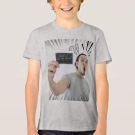 Wacht Even, Nu Is Het Mijn Beurt! – Strip Uitdrukk Tri-Blend Shirt