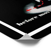 Wacht even voordat je in de Blackout gaat. Poster (Hoek)