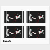 Wacht even voordat je in de Blackout gaat. Rechthoekige Sticker (Vel)