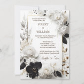 Wacht Formele Eenvoudige Klassieke Elegante Blank  Kaart (Voorkant)