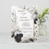 Wacht Formele Eenvoudige Klassieke Elegante Blank  Kaart (Staand voorkant)