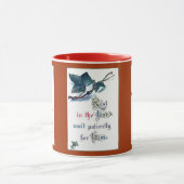 Wacht geduldig op hem. mok (Midden)