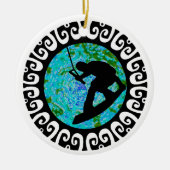 WACHT HET PLANET KERAMISCH ORNAMENT (Voorkant)