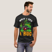 Wacht ik zie een Bug Grappig Entomoloog Premium T-shirt (Voorkant volledig)
