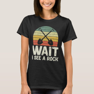 Wacht, ik zie een Rock Retro Geologist Science T-shirt