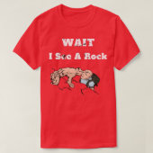 Wacht, ik zie een rockgeologie. t-shirt (Design voorkant)