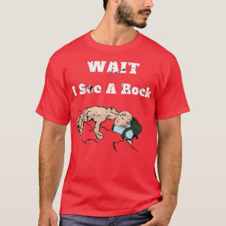 Wacht, ik zie een rockgeologie. t-shirt